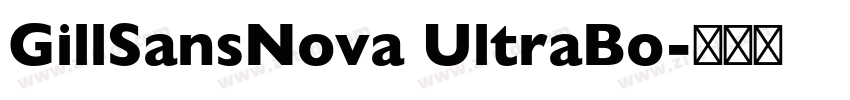 GillSansNova UltraBo字体转换
